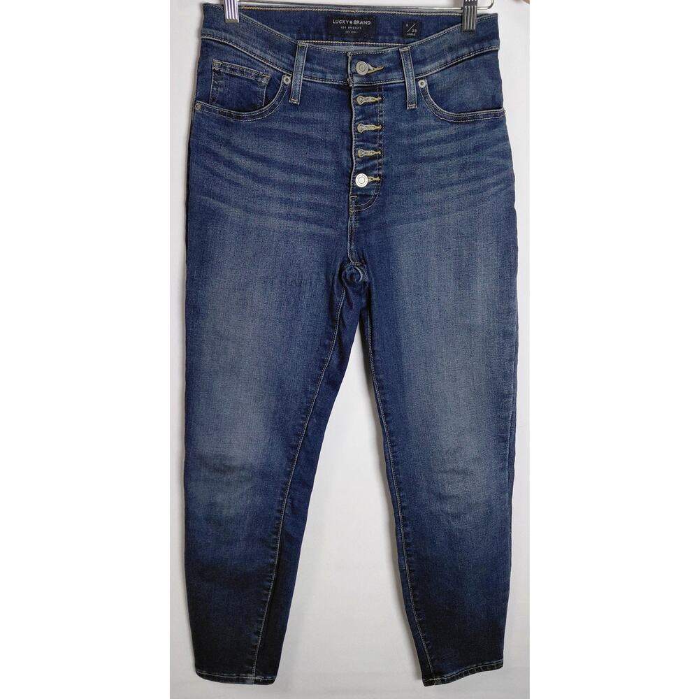 Lucky Brand Los Angeles Ankle Jeans Blue Women Denim Size 6/28A
